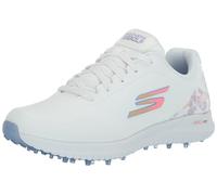 Skechers Scarpe da Golf Max Arch Fit da Donna, Bianco Floreale Impermeabile, 41 EU