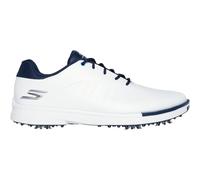 Skechers Scarpe da Golf Leggere e Impermeabili Tempo da Uomo, Bianco/Blu Navy a Spillo, 43 EU