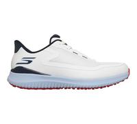 Skechers Slip-ins: Go Golf Flight Sneakers da Donna in Rete Traspirante, Scarpe da trazione Senza Punte, Bianco/Blu Navy/Rosso, Taglia 38