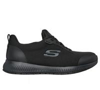 Skechers Squad Sr, Scarpe da ginnastica Donna, Black Flat Knit, 35.5 EU