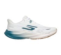 Skechers Aero Spark Performance Scarpe da Uomo, White Textile/Blue Trim, 46 EU