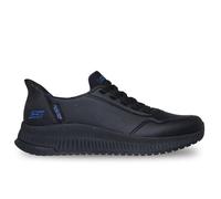 Skechers Slip-Ins Bobs Squad 4 Direct Step - Sneaker da uomo, Nero , 47.5 EU