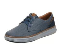 Skechers Scarpe da Uomo Moreno Canvas Oxford, Blu Nvy 417, 49.5 EU