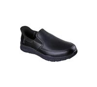 Skechers Nampa Broxtin, Scarpe per Professionisti Sanitari Uomo, Black Leather/Synthetic, 46 EU