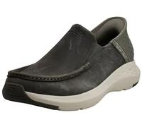 Skechers - Scarpe da uomo Parson - Oswin con punta a mocassino in pelle, Oliva, 13