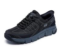 Skechers Mens Summits a Mani libere Slip in, Nero/Carbone, 12 Wide