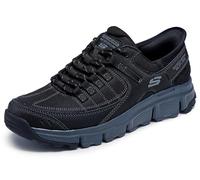 Skechers, Scarpe da Uomo Summits at Hands Free Slip-in, Nero/Carbone, 45 EU