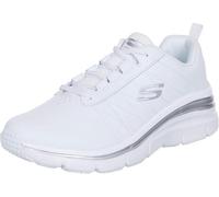 Skechers Scarpe Donna Fashion Fit Effortless, Memory Foam - /WSL (White/Silver)