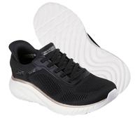SKECHERS SCARPE DONNA MEMORY FOAM BOBS SQUAD CHAOS SLIP-INS (117497BKGD-NE)