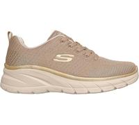 Scarpe Sportive Casual Donna Skechers Fashion Fit 2.0 Beige Oro con Memory Foam