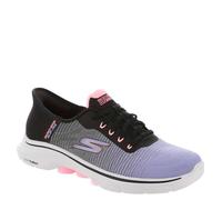 Skechers Scarpe Go Walk 7 Donna, Tessuto Nero Multi Trim, 37 EU