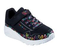 Skechers Sneakers Bambina Uno Lite Heart Craze Goldcrown Nero Taglia 29 UK 11.5