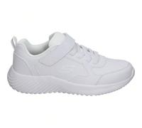 SKECHERS | Scarpe Skechers Bounder Power Study per bambini - Scarpe sportive bianche - Sneaker con lacci e velcro - Massimo supporto - Comode - Lavabili in lavatrice - Chiusura adattiva - Modello 4056