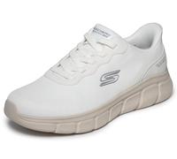 SCARPE SKECHERS SLIP-INS: BOBS SPORT B FLEX - GLACIAL EDGE TG 41 COD 118113-WHT - 9W [US 8 UK 7 CM 26] Bianco