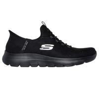 Skechers Scarpe Slip On Da Donna Summits Nere Taglia UK