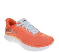 Skechers Scarpe Sportive da Donna, Summits Plus-Bright Burst, Arancione, 39.5 EU