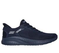 Skechers Uomo Slip-ins: BOBS Sport Squad Chaos - Solid Step Sneaker in Blu Navy Blue Scuro, Taglia 42.5, Vegan, Lavabile in lavatrice