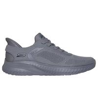 Skechers Scarpe Sportive Uomo Slip-ins: Bobs Sport Squad Chaos - Solid Step (Grigio, Sistema Taglie Calzature EU, Adulto, Numero, Media, 41.5)