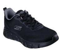 SKECHERS SCARPE UOMO MEMORY FOAM BOB SPORT B FLEX AIR COOLED (118109BBK-NE)
