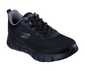 SKECHERS SCARPE UOMO MEMORY FOAM BOB SPORT B FLEX AIR COOLED (118109BBK-NE)