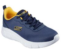 SKECHERS SCARPE UOMO MEMORY FOAM BOBS B FLEX ICY EDGE AIR COOLED (118109NVY-NA)