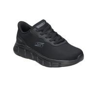 SKECHERS SCARPE UOMO MEMORY FOAM BOBS FLEX GLACIAL EDGE SLIP-INS (118113BBK-NE)