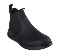 SKECHERS SCARPE UOMO MEMORY FOAM STIVALETTO AUGUSTINO (205227BBK-NE)