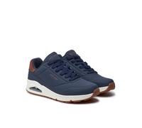 SKECHERS SCARPE UOMO MEMORY FOAM UNO - SUITED ON AIR COOLED (183004NVY-NA)