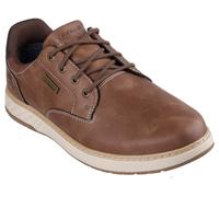 SKECHERS SCARPE UOMO MEMORY FOAM WATERPROOF RELAXED FIT GARLAN (205234BRN-BR)