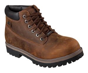 Skechers Scarponi Sergeants Verdict, Uomo - CDB (Dark Brown)