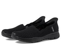 Skechers Seager-Believe It - Mocassini bassi da donna senza mani, nero, 36.5 EU