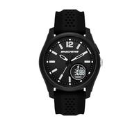 Skechers Sellas - Orologio da uomo analogico-digitale, in silicone, colore: Nero (Modello: SR5268)
