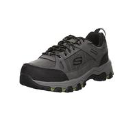 Skechers Selmen Cormack, Scarpe da ginnastica Uomo, Pelle Carbone W Maglia Sintetica, 41 EU