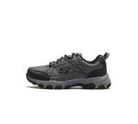 Skechers Selmen Cormack, Scarpe da ginnastica Uomo, Pelle Carbone W Maglia Sintetica, 44 EU