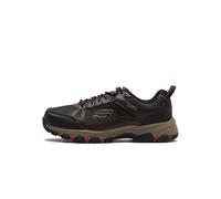 Skechers Selmen Cormack, Scarpe da passeggio Uomo, Maglia Sintetica In Pelle Nera Color Cioccolato, 41.5 EU