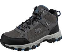 Skechers Selmen Melano, Stivali da escursionismo Uomo, Maglia Sintetica In Pelle Grigia W, 42 EU