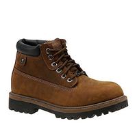 Skechers SERGEANTS VERDICT, Stivali Uomo, Marrone (Dark Brown Waterproof Crazyhorse Leather), 45 EU