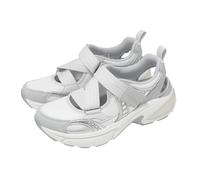 Skechers Shadow Gray White Lifestyle Casual Mary Jane Strap Shoes 177387-GRY