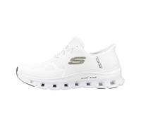 SKECHERS con Lacci Glide Passo Pro Tacco Cuscino Rete Donna Scarpe Bianco UK 3 -