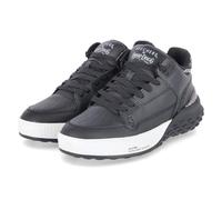 Skechers Sizzle Buckets Og, Scarpe da Ginnastica Uomo, Black Leather/Bandana Print Mesh, 44 EU