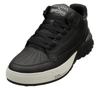 Skechers Sizzle Buckets OgSneaker Uomo, Pelle Nera Bandana Stampa Mesh, 43 EU