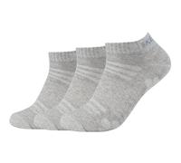 Skechers SK43022 Calzini alla Caviglia, Grigio (Light Grey Melange 9300), 39-42 (Pacco da 3) Uomo