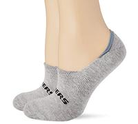 Skechers SK44008 Calzini alla Caviglia, Grigio (Light Grey Melange 9300), 39-42 (Pacco da 2) Uomo