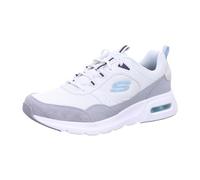 Skechers, Skech-Air Court Cool Avenue Donna, Blu Chiaro Grigio Pelle Maglia Azzurro Mul, 41 EU