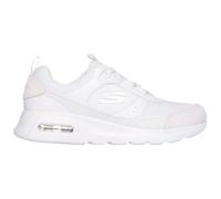 Skechers, Skech-Air Court Cool Avenue Donna, Bordo in Rete in Pelle Bianca, 35.5 EU