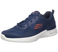 Skechers Skech-Air Dynamight BlitonSneakers Uomo, Navy Mesh Sintetico Arancione Trim, 39.5 EU