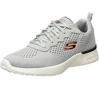 Skechers Skech-air Dynamight Sintonizzato, Scarpe da ginnastica Uomo, Grigio Maglia Ingegnerizzata Pu Nero Trim, 41 EU