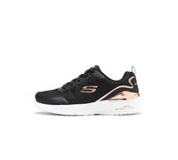 Skechers SKECH-AIR DYNAMIGHT THE HALCYON, Scarpe da Ginnastica Donna, Black Mesh Rose Gold Trim, 40 EU
