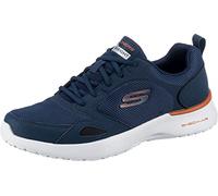 Skechers Skech-air Dynamight Venturik, Scarpe da ginnastica Uomo, Nvy Synthetc Tessuto Arancione Trim, 43 EU