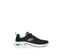 Skechers Skech-Air Meta Aired out, Scarpe Sportive Donna, Black Mesh Aqua Lavender Trim, 36 EU